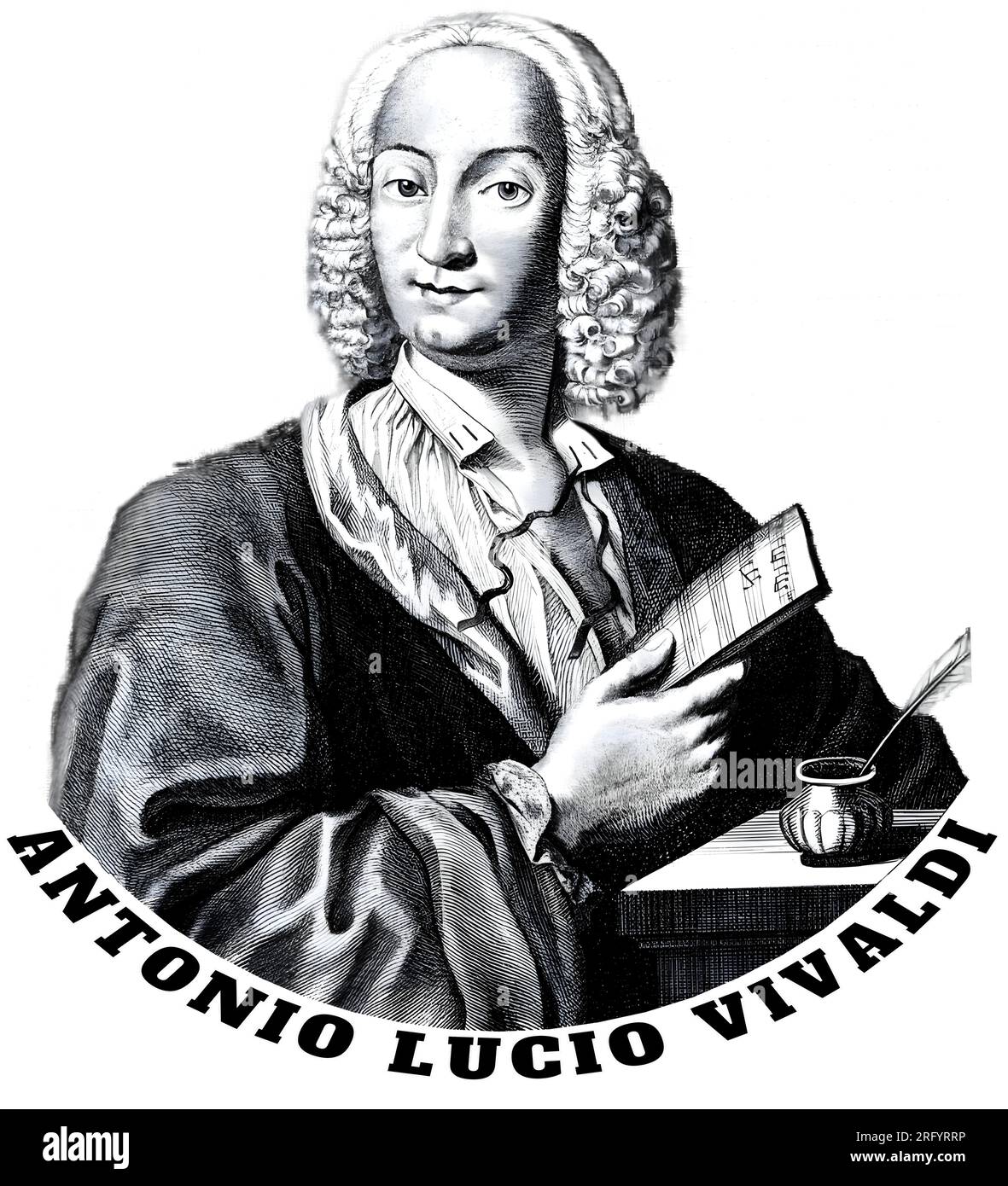 Antonio Lucio Vivaldi Baroque Stock Vector Image & Art - Alamy 
