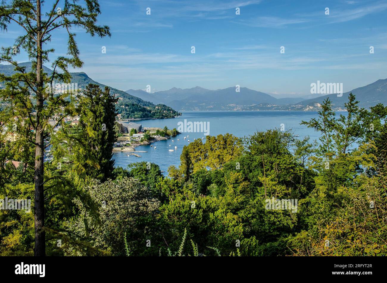 In Verbania on Lake Maggiore, the gardens of Villa Taranto area an oasis of beauty and a gardener's dream. Stock Photo