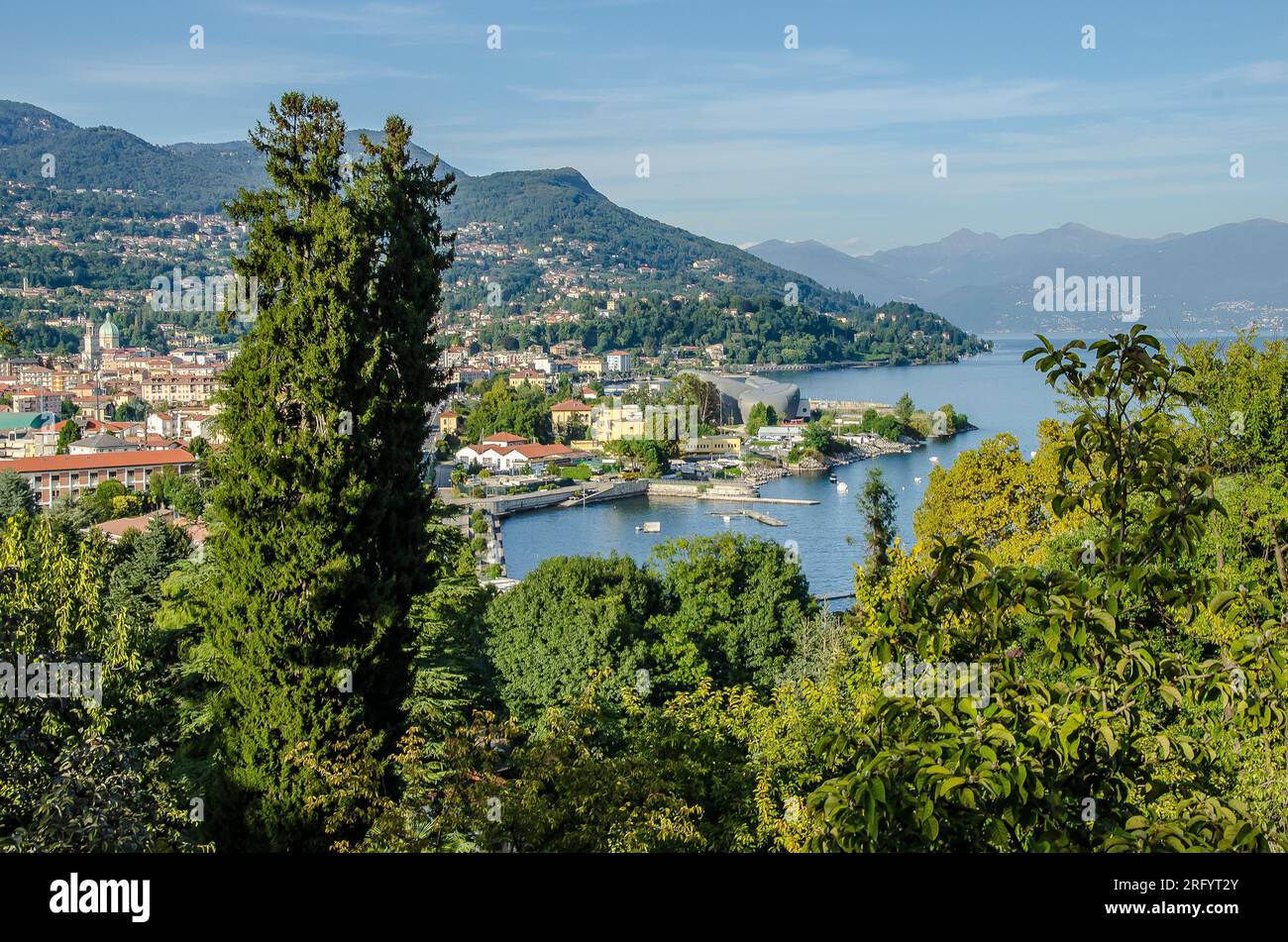 In Verbania on Lake Maggiore, the gardens of Villa Taranto area an oasis of beauty and a gardener's dream. Stock Photo