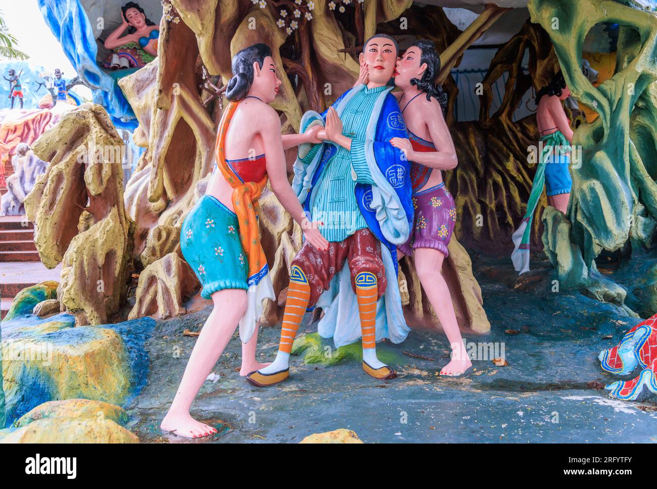 Haw Par Villa, a Chinese mythology theme park in Pasir Panjang Road