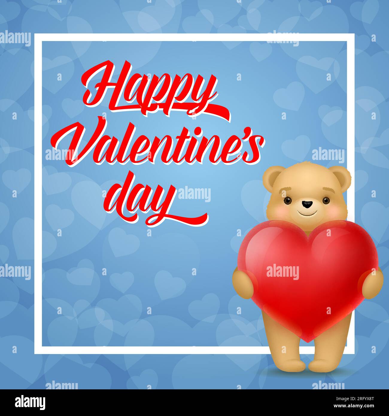 Teddy bear romantic valentines Stock Vector Images - Alamy
