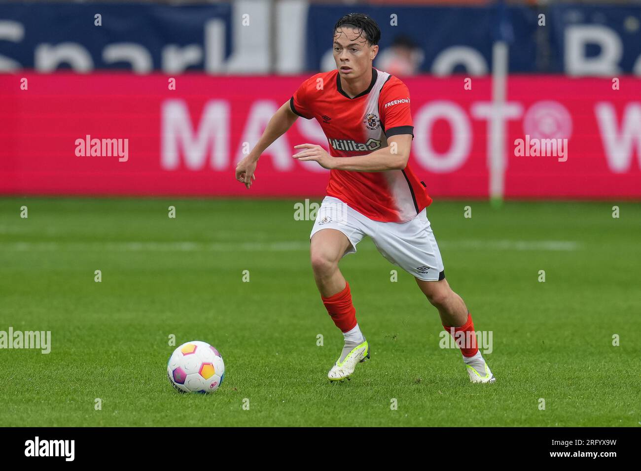 Bochum, Germany. 05th Aug, 2023. Louie Watson (20) of Luton Town during