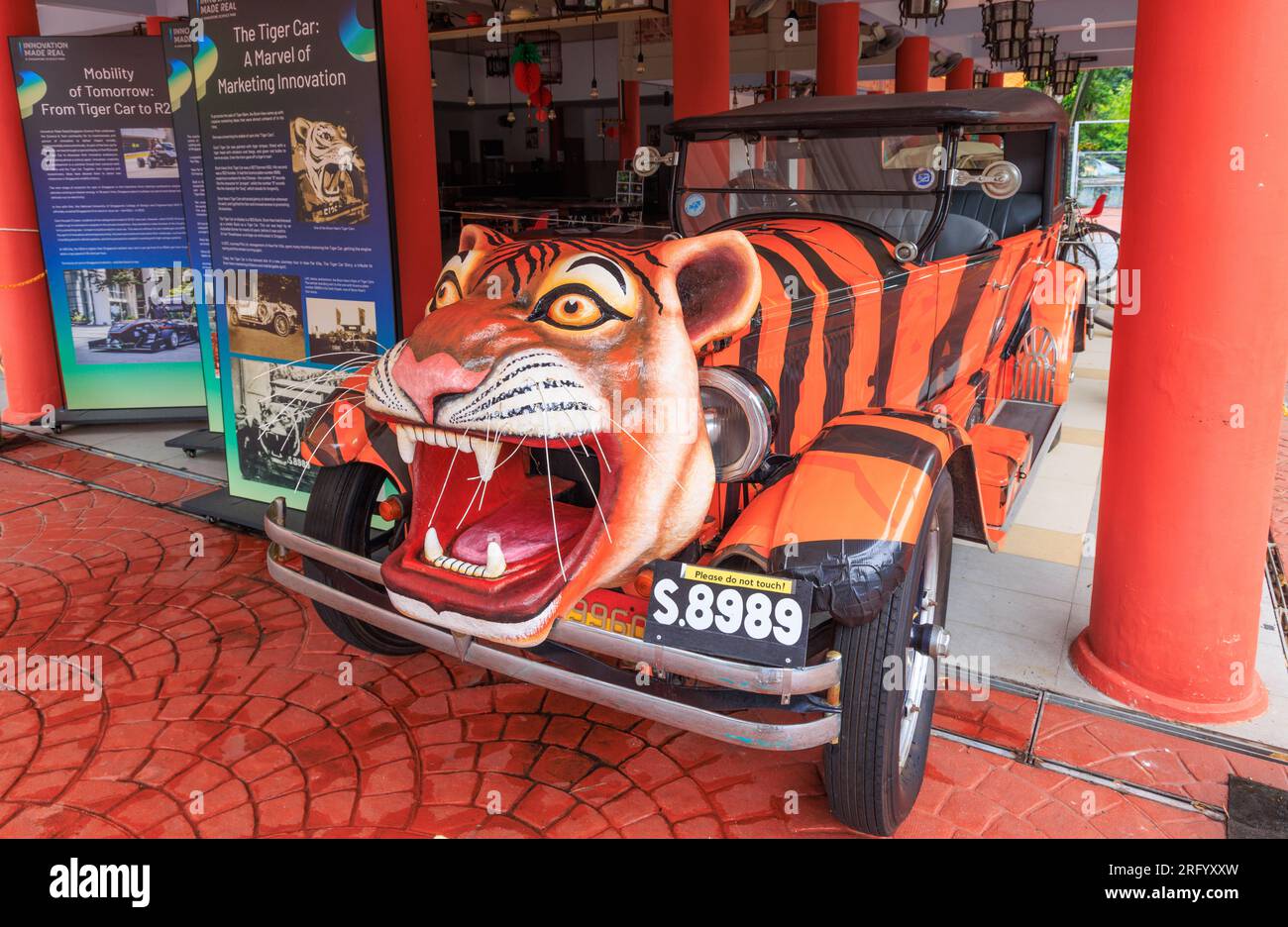 Aw Boon Haw's Buick Tiger car at Haw Par Villa, a Chinese mythology