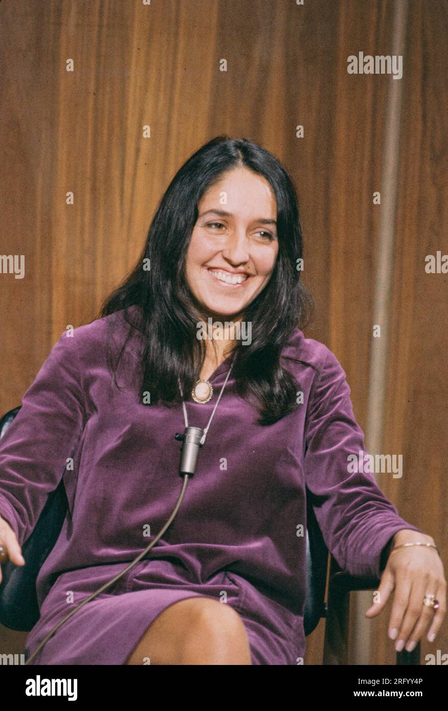 Folksinger / activist Joan Baez, 1973 Stock Photo Alamy