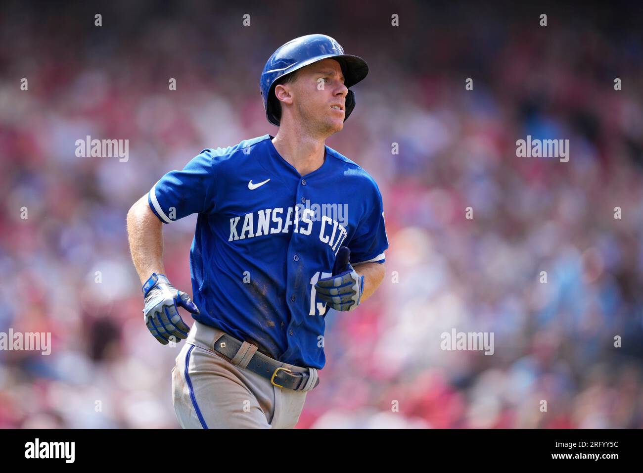 Kansas City Royals' Matt Duffy plays during a baseball game, Saturday, Aug.  5, 2023, in Philadelphia. (AP Photo/Matt Slocum Stock Photo - Alamy