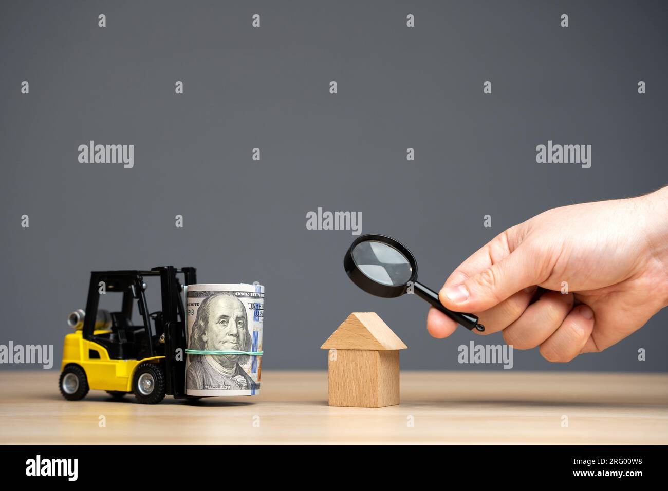 Real estate construction investment concept. Mortgage and finance. Buying and selling housing