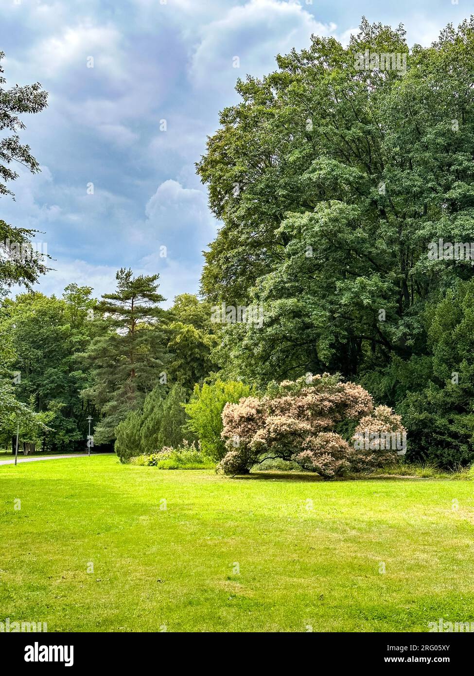 The popular 'Britzer garden' (Britzer Garten), Berlin - Germany Stock Photo