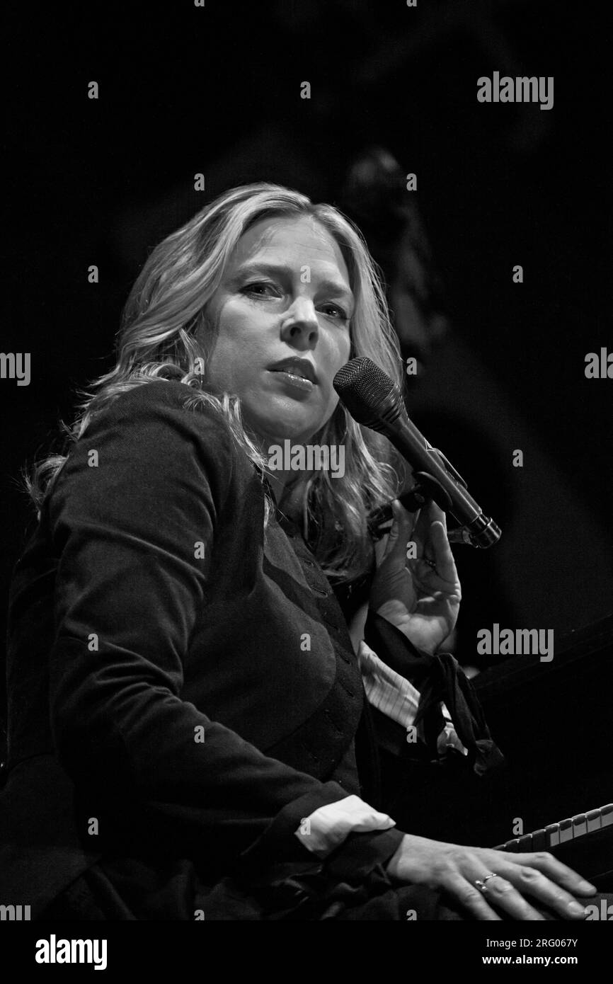 DIANA KRALL plays piano and sings on the Jimmy Lyons Stage at the