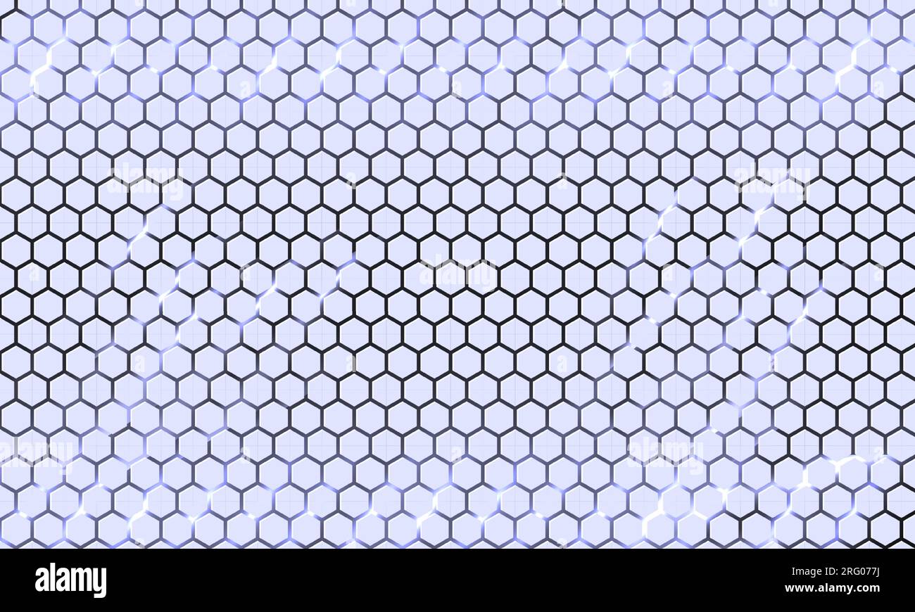 White 3d hexagonal technology vector abstract background. White bright ...