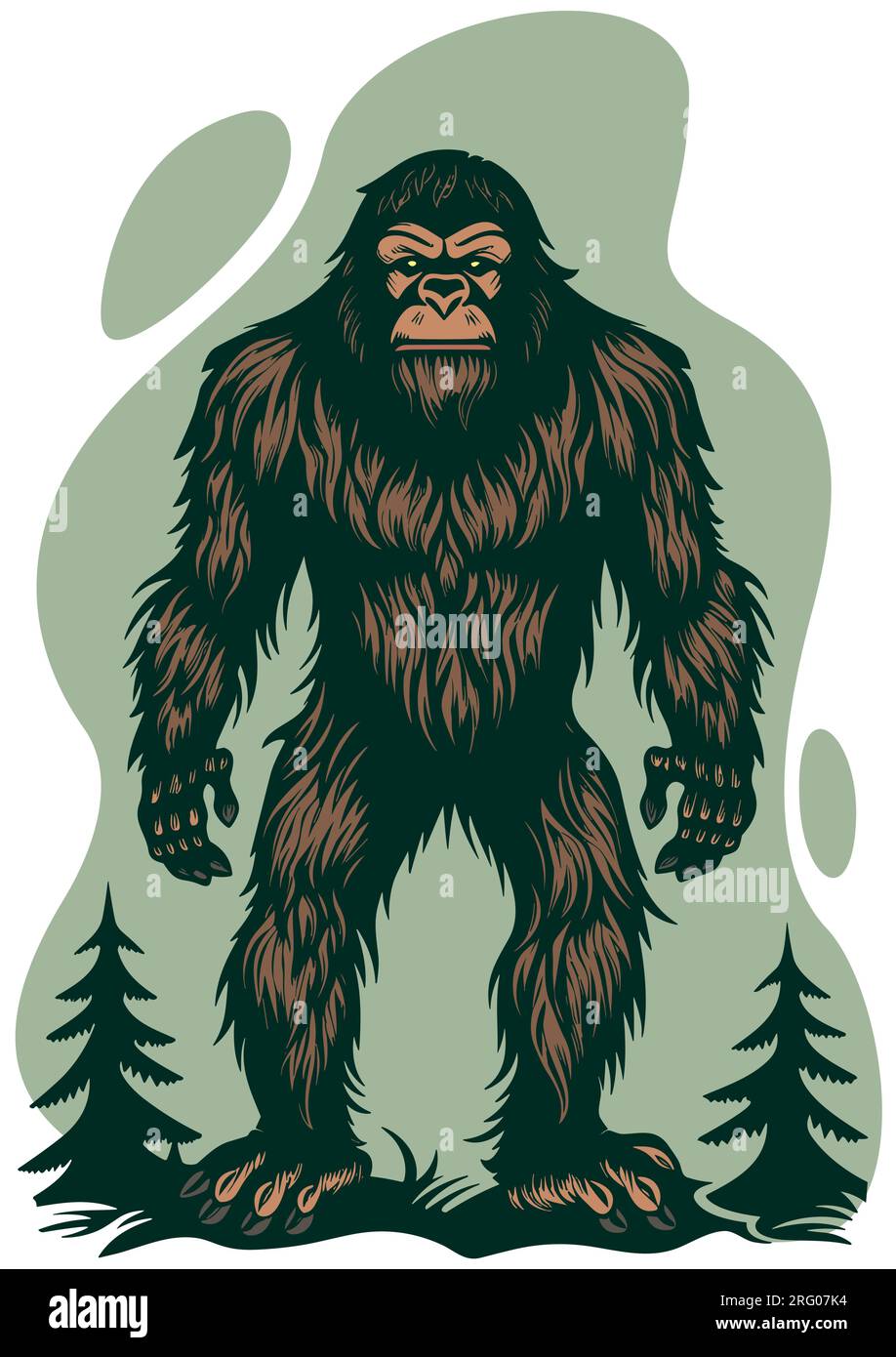 Big foot yeti hi-res stock photography and images - Alamy