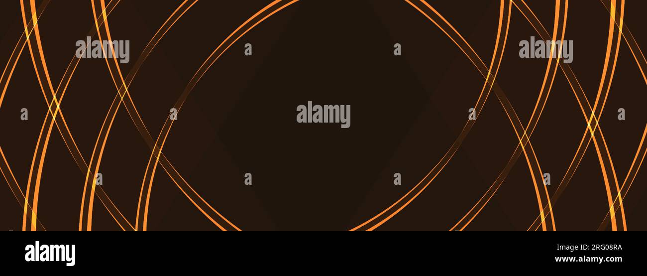 Brown abstract geometric background with rounded lines. Vector ...
