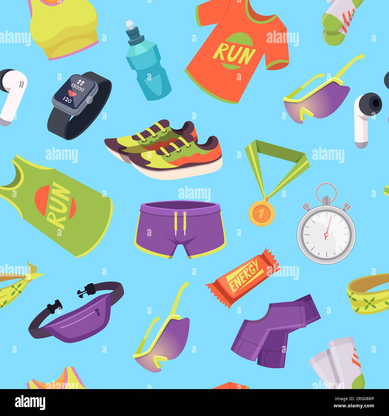Marathon Pattern Marathon medal Stock Vector Images - Alamy