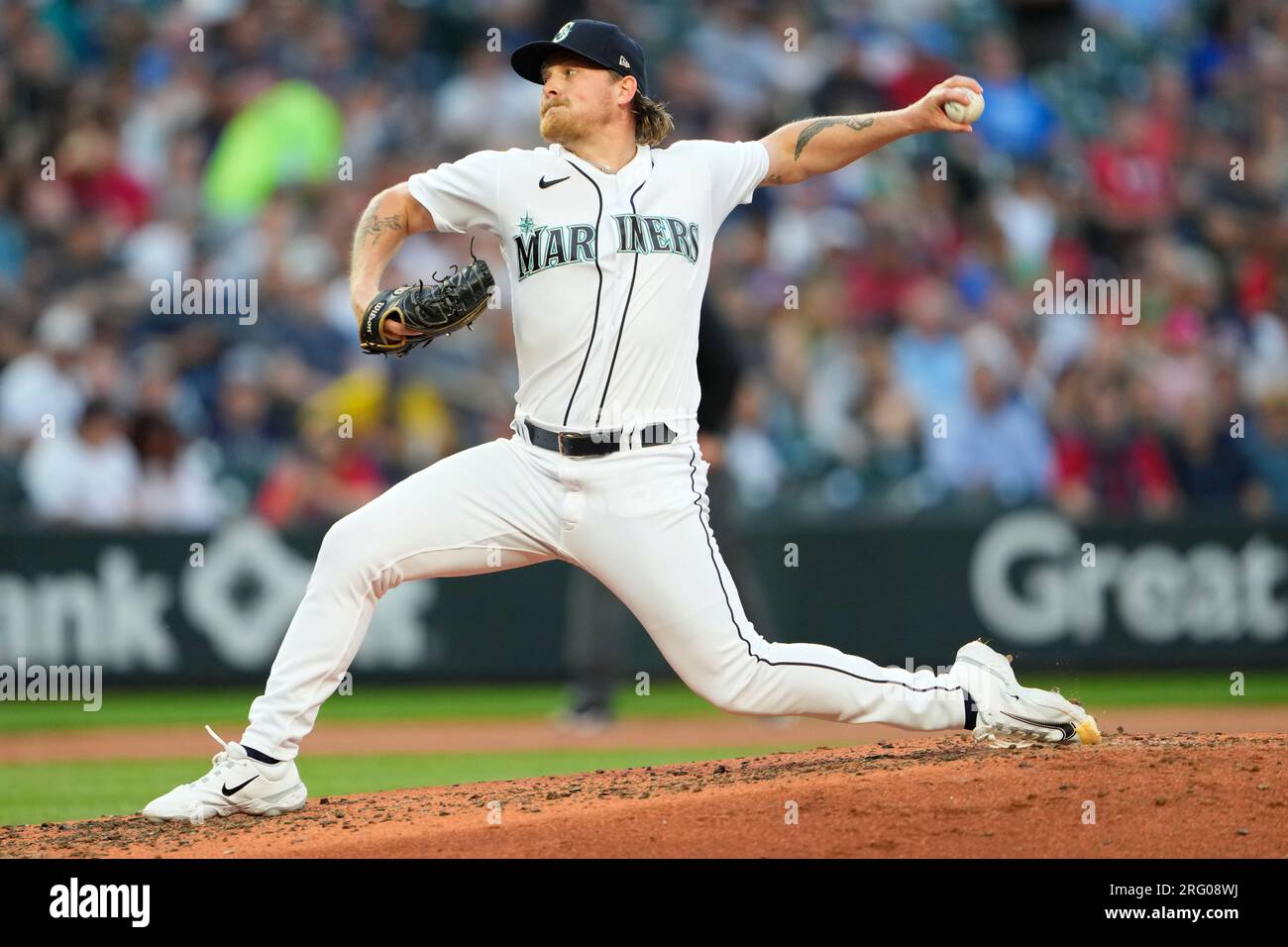 This is a 2023 photo of Gabe Speier of the Seattle Mariners baseball team.  This image reflects the Seattle Mariners active roster as of Thursday, Feb.  23, 2023, when this image was