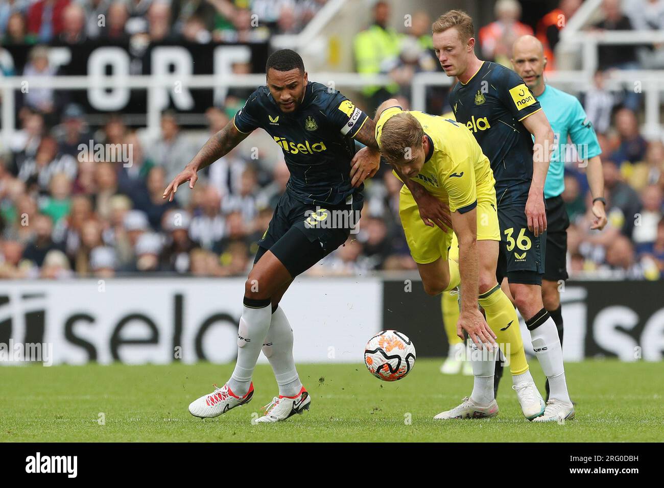 Goal Celebration Alex Baena of Villarreal CF, Alexander Sorloth of  Villarreal CF in action during the La Liga EA Sport Regular Season Round 3  on augus Stock Photo - Alamy