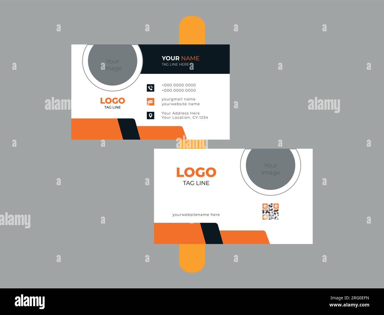 Modern Creative and Clean Business Card Template Stock Vector
