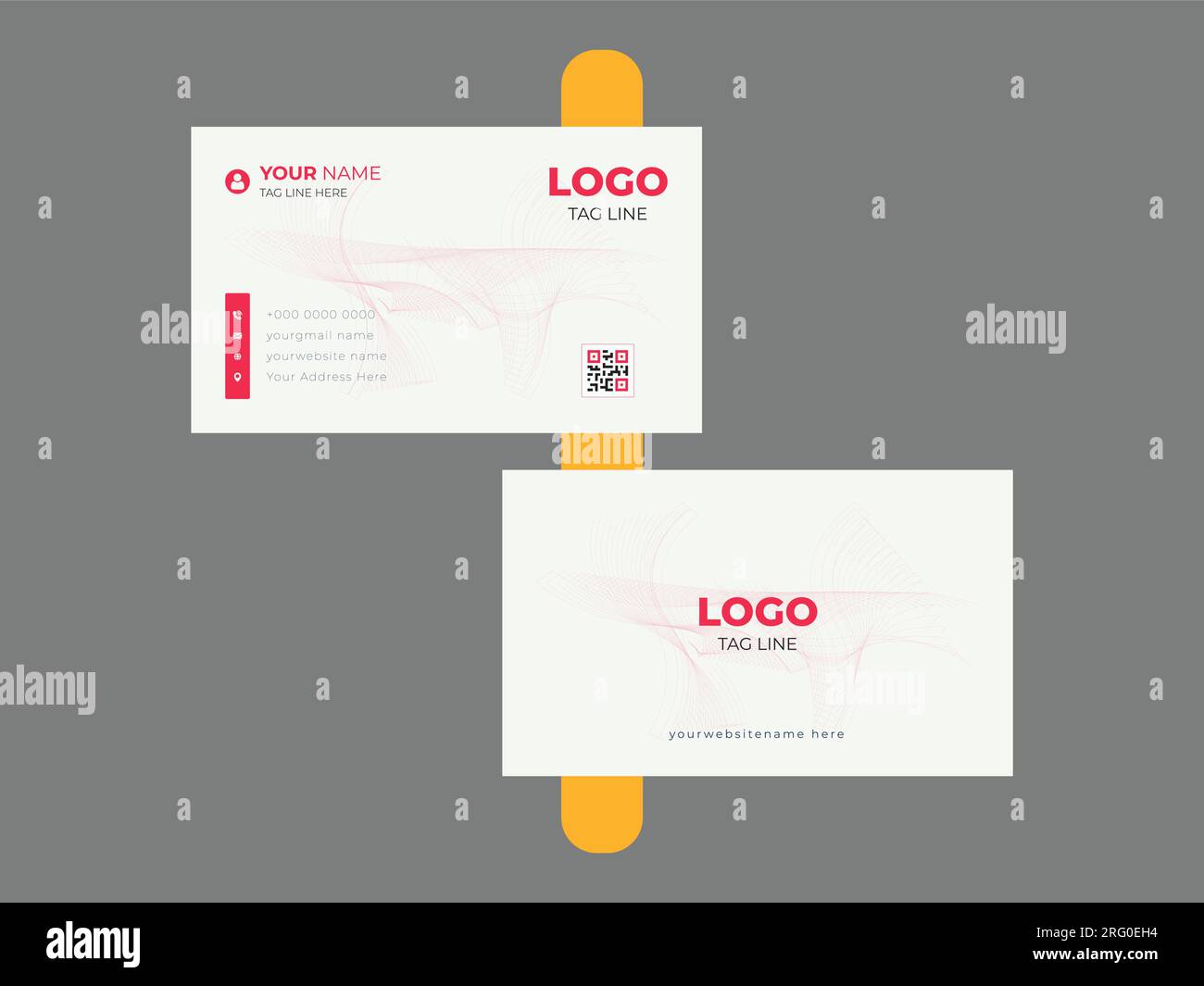 Modern Creative and Clean Business Card Template Stock Vector