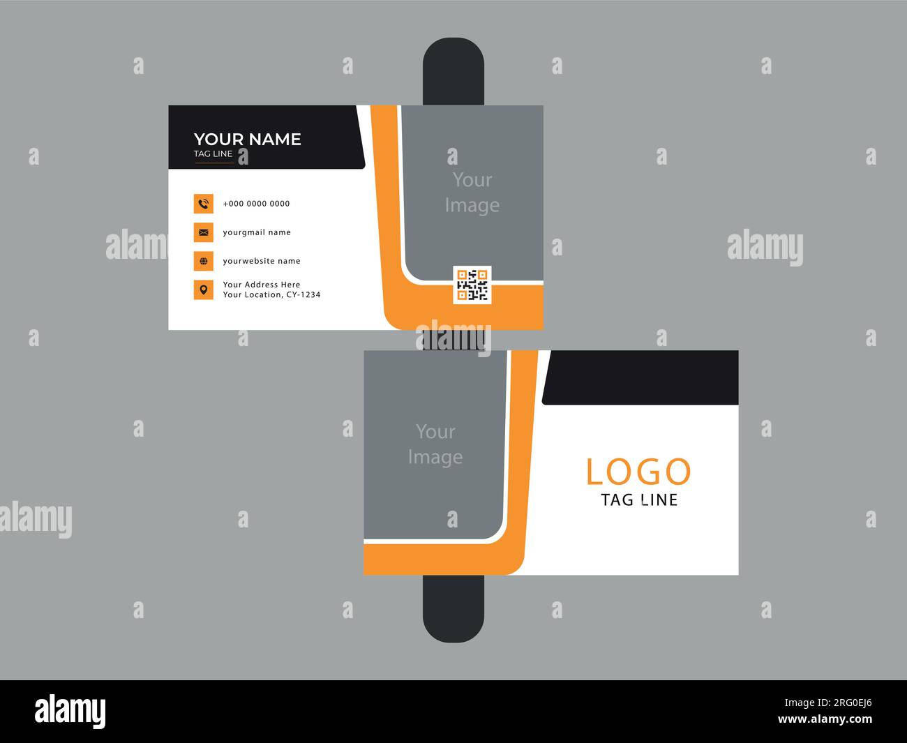 Modern Creative and Clean Business Card Template Stock Vector