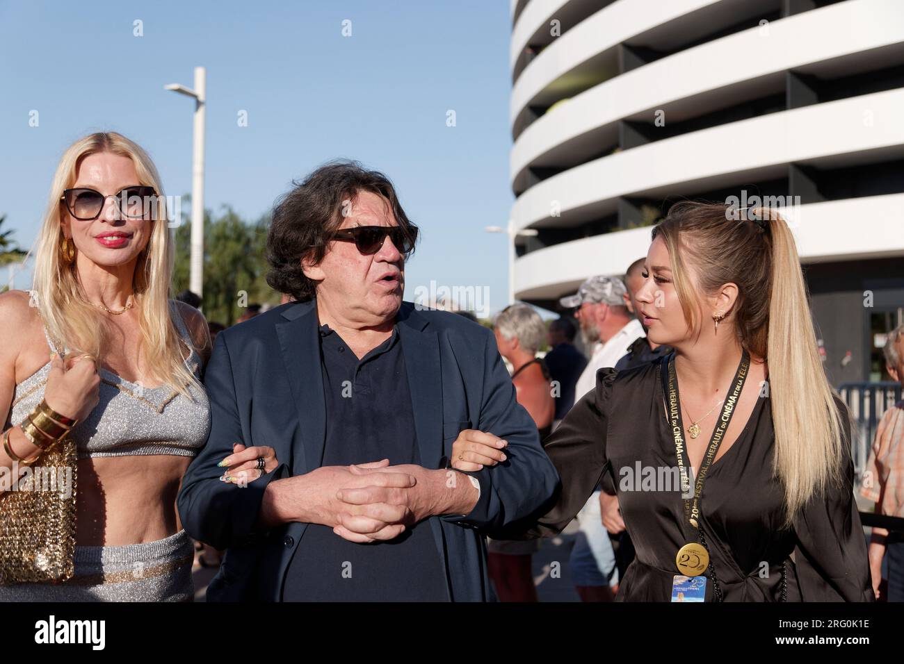Cap of Agde,France.25th June,2023.Guests attend the festival Les Herault du Cinema &de la Cap of Agde,France.25th June,2023.Guests attend the festival Les Herault du Cinema &de la