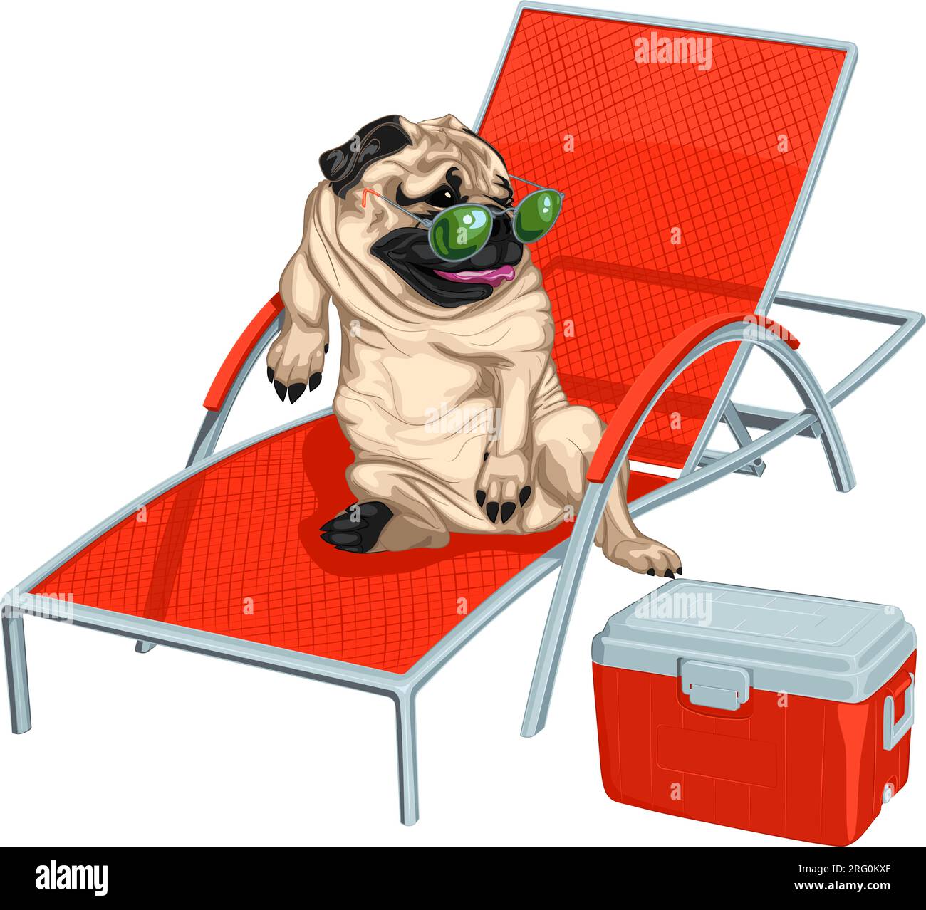 Pugs folding sunglasses 2025