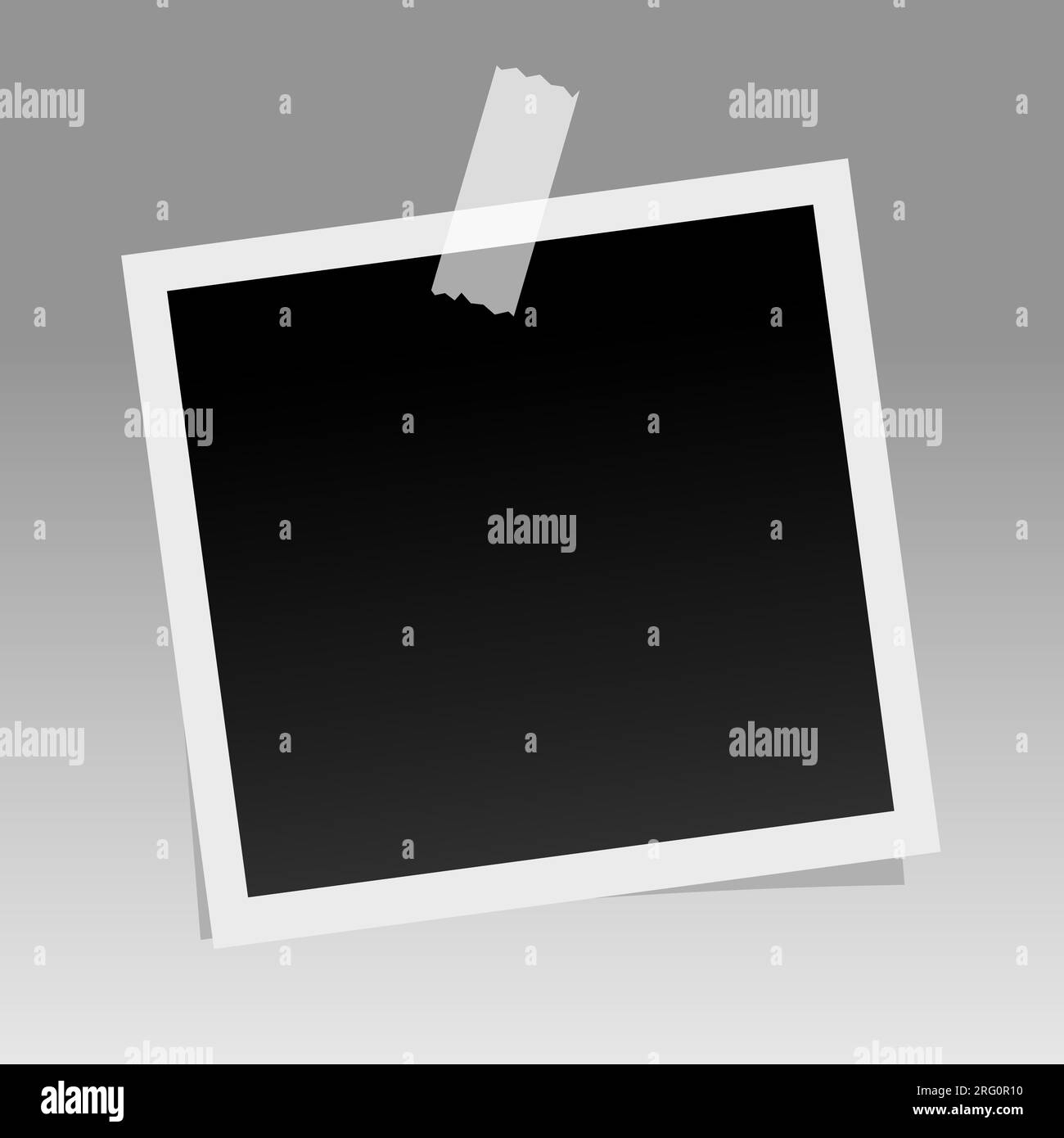 Photo frame on sticky tape. Template photo design Stock Vector Image & Art Alamy