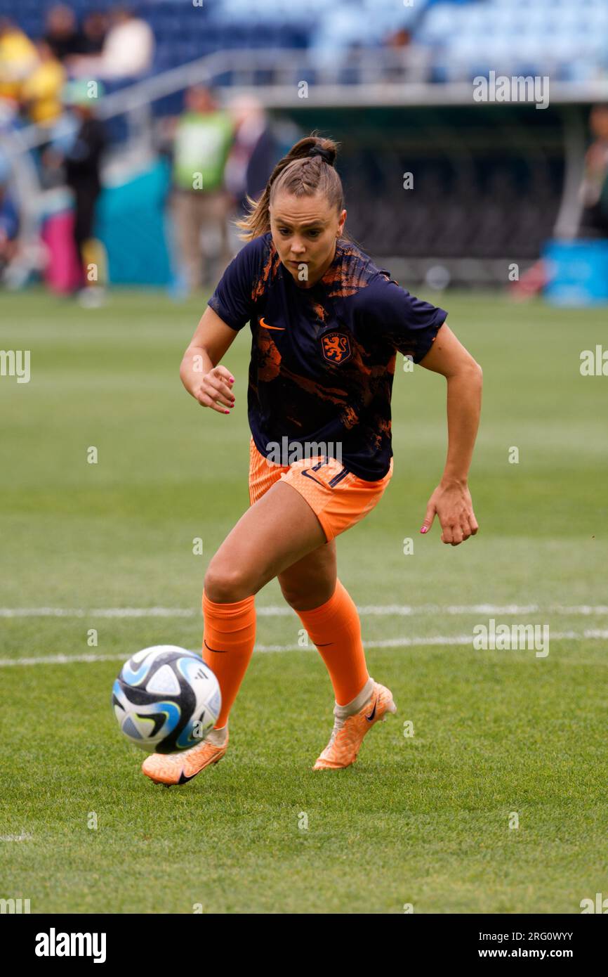Sydney, Australia. 06th Aug, 2023. Lieke Martens of Netherlands warms up before the FIFA Women's World Cup 2023 Round of 16 match between Netherlands and South Africa at Sydney Football Stadium on August 6, 2023 in Sydney, Australia Credit: IOIO IMAGES/Alamy Live News Stock Photo