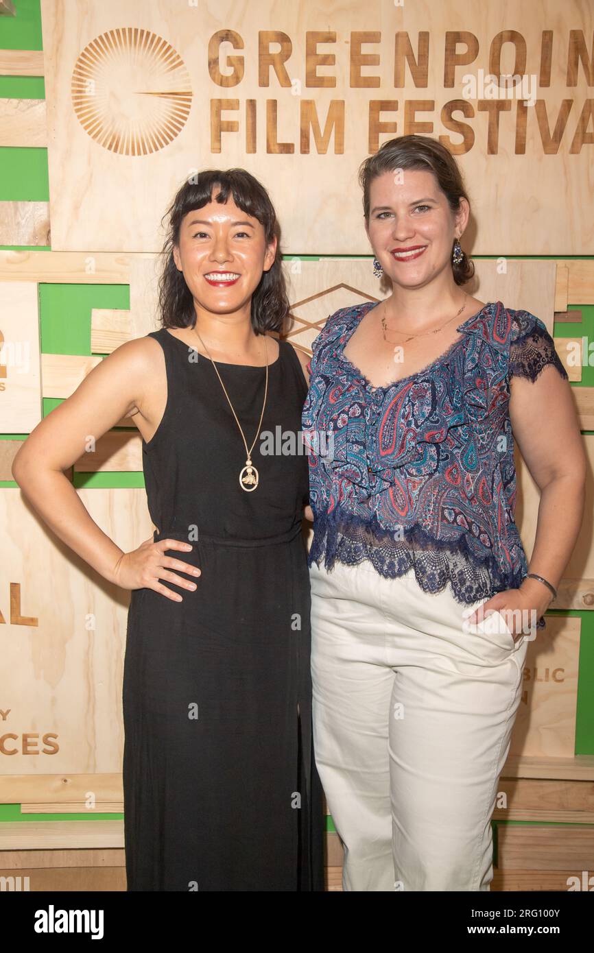 New York, United States. 06th Aug, 2023. Anne Hu and Gilana Lobel attend the 2023 Greenpoint Film Festival at The Boiler at ELM, Greenpoint in the Brooklyn borough of New York City. Credit: SOPA Images Limited/Alamy Live News Stock Photo