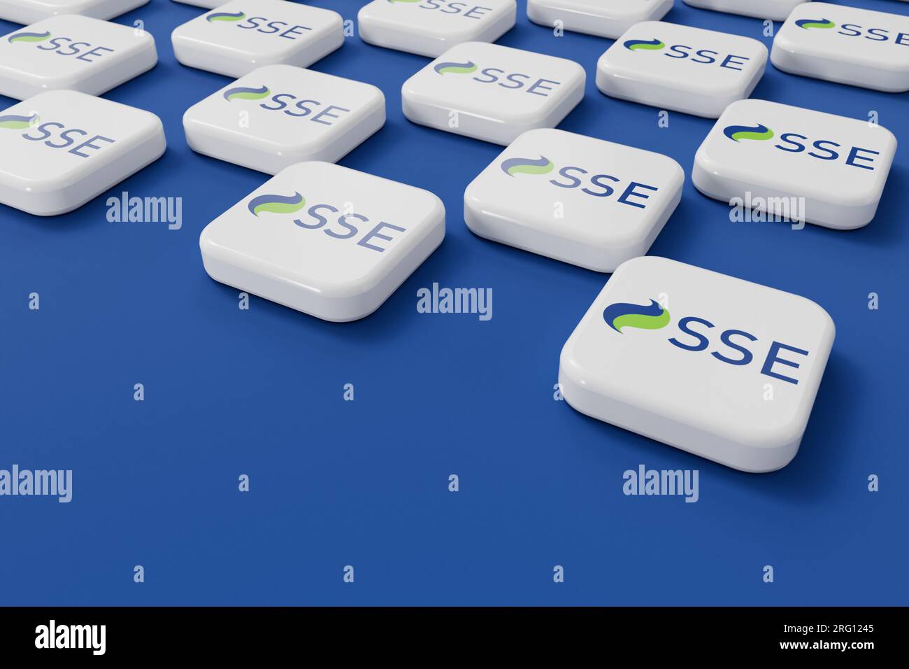 LONDON, UK July 2023 SSE gas and electricity energy supplier company