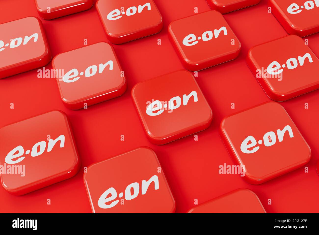 LONDON, UK July 2023 Eon gas and electricity energy supplier