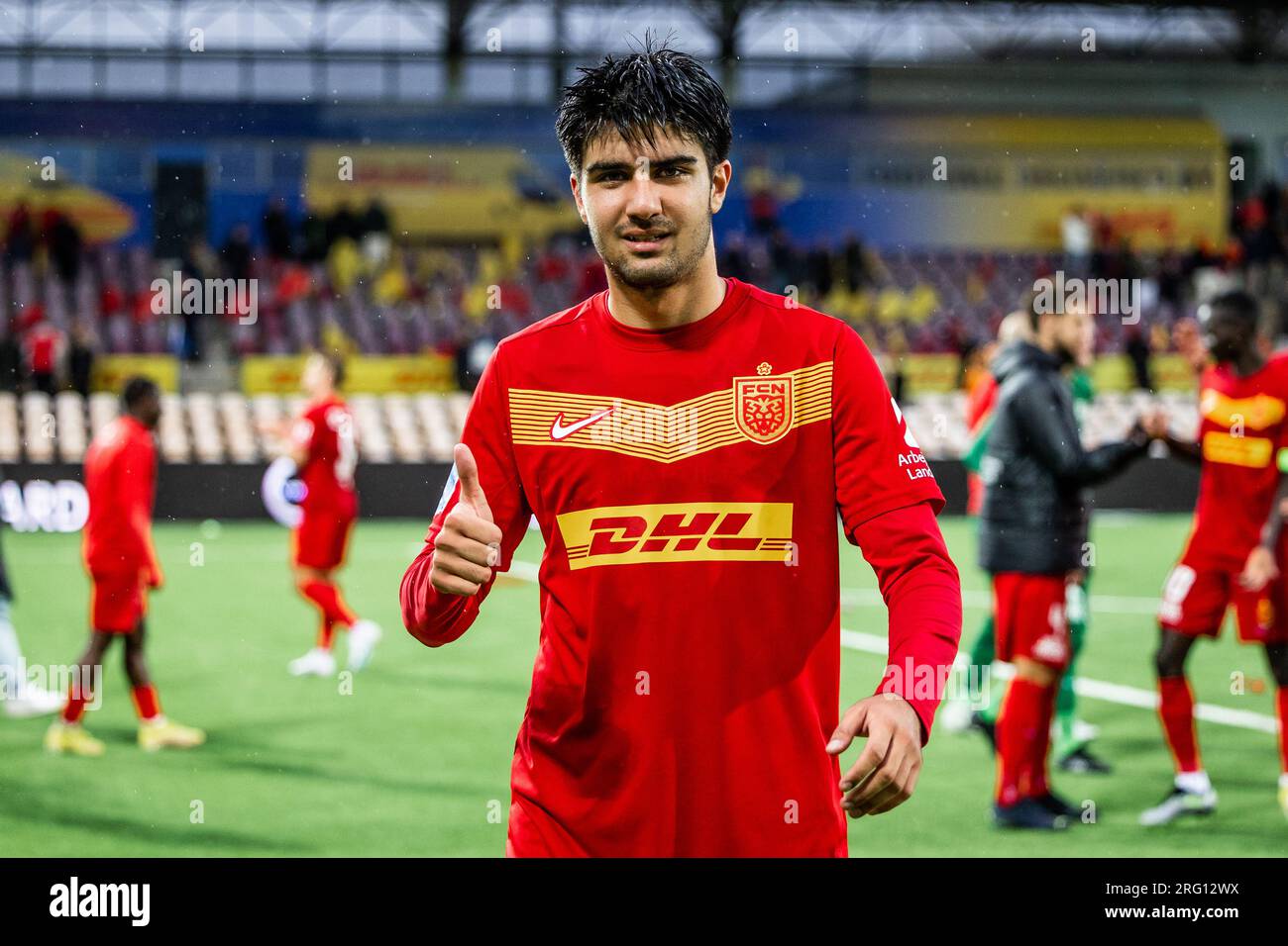 Farum, Denmark. 06th Aug, 2023. Zidan Sertdemir (21) of FC Nordsjaelland seen after the 3F Superliga match between FC Nordsjaelland and Broendby IF at Right to Dream Park in Farum. (Photo Credit: Gonzales Photo/Alamy Live News Stock Photo