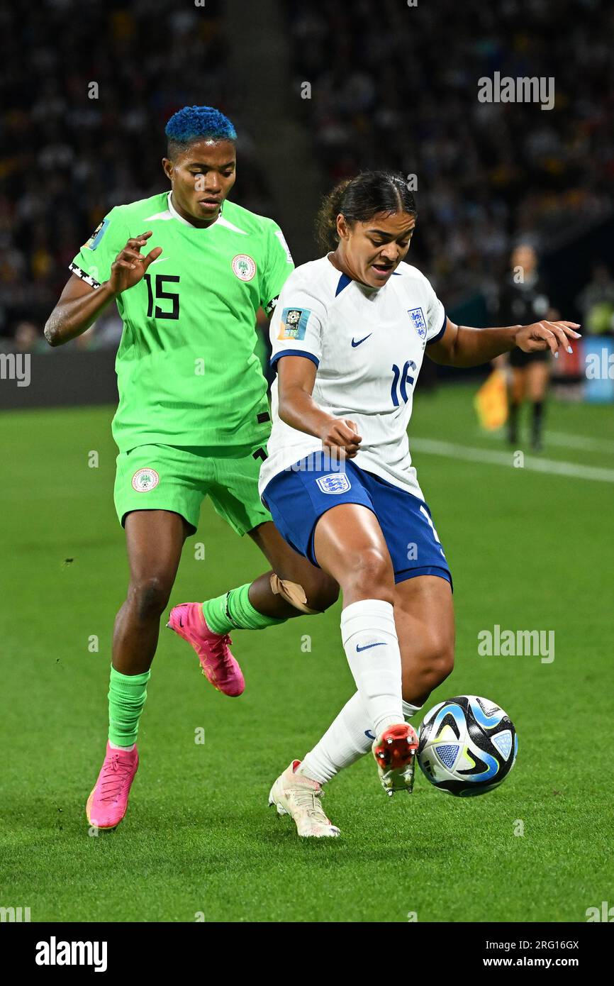 Brisbane, Australia. 07th Aug, 2023. Rasheedat Ajibade of Nigeria (left ...