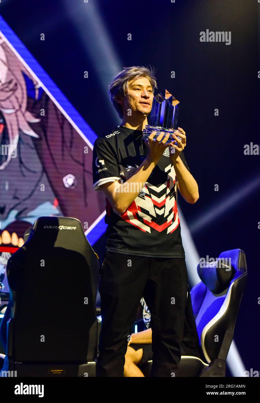 Las Vegas, Nevada, August 6, 2023 Leffen wind Guilty Gear Strive at