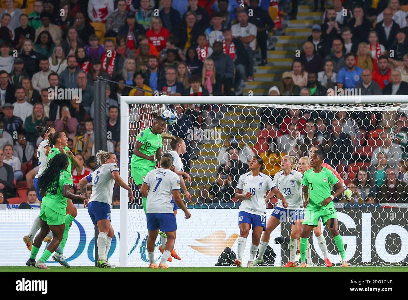 Uchenna Kanu #12 of Nigeria heads the ball goalwards during the FIFA ...