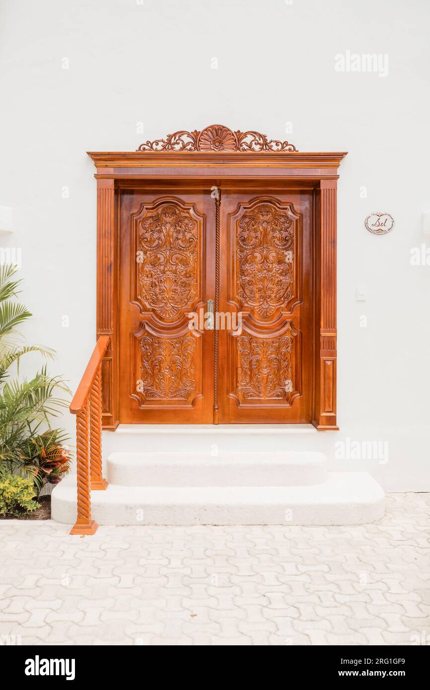 Doors in Mexico Stock Photo