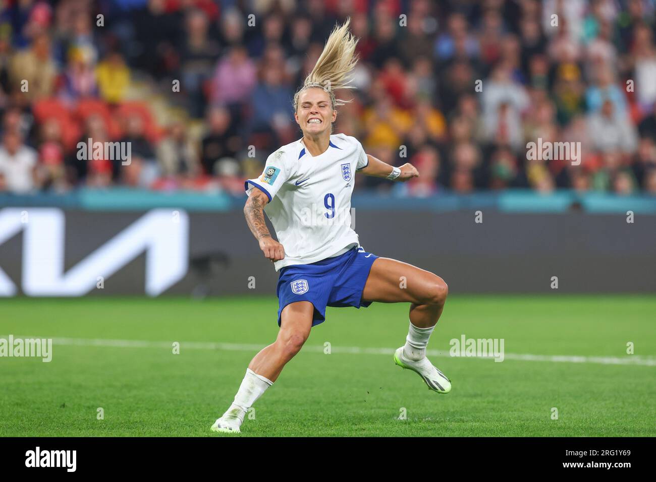 Rachel Daly #9 of England celebrates her penalty during the FIFA Women ...