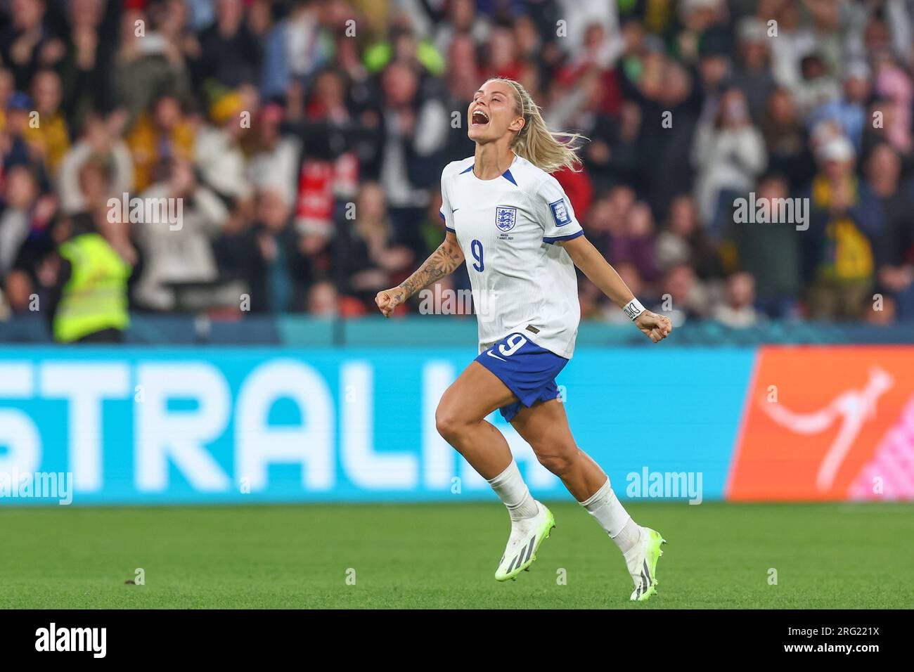 Rachel Daly #9 of England celebrates her teams win after the FIFA Women ...