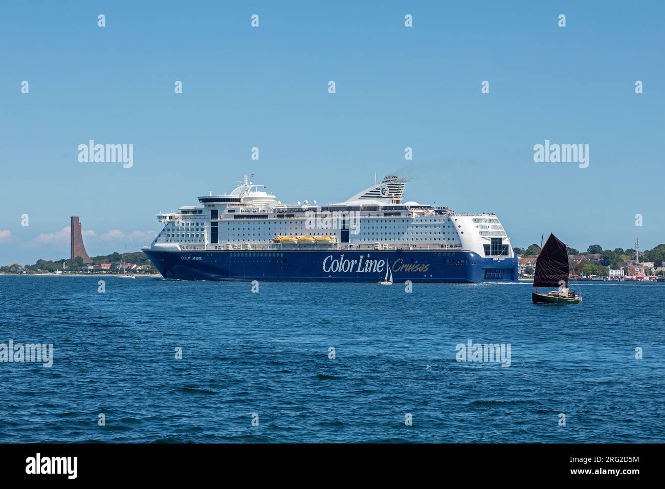 Shopping mall cruise ship MS Color Fantasy, Color Line shipping company,  Oslo, Norway, Europe, Stock Photo, Picture And Rights Managed Image. Pic.  IBR-5821912