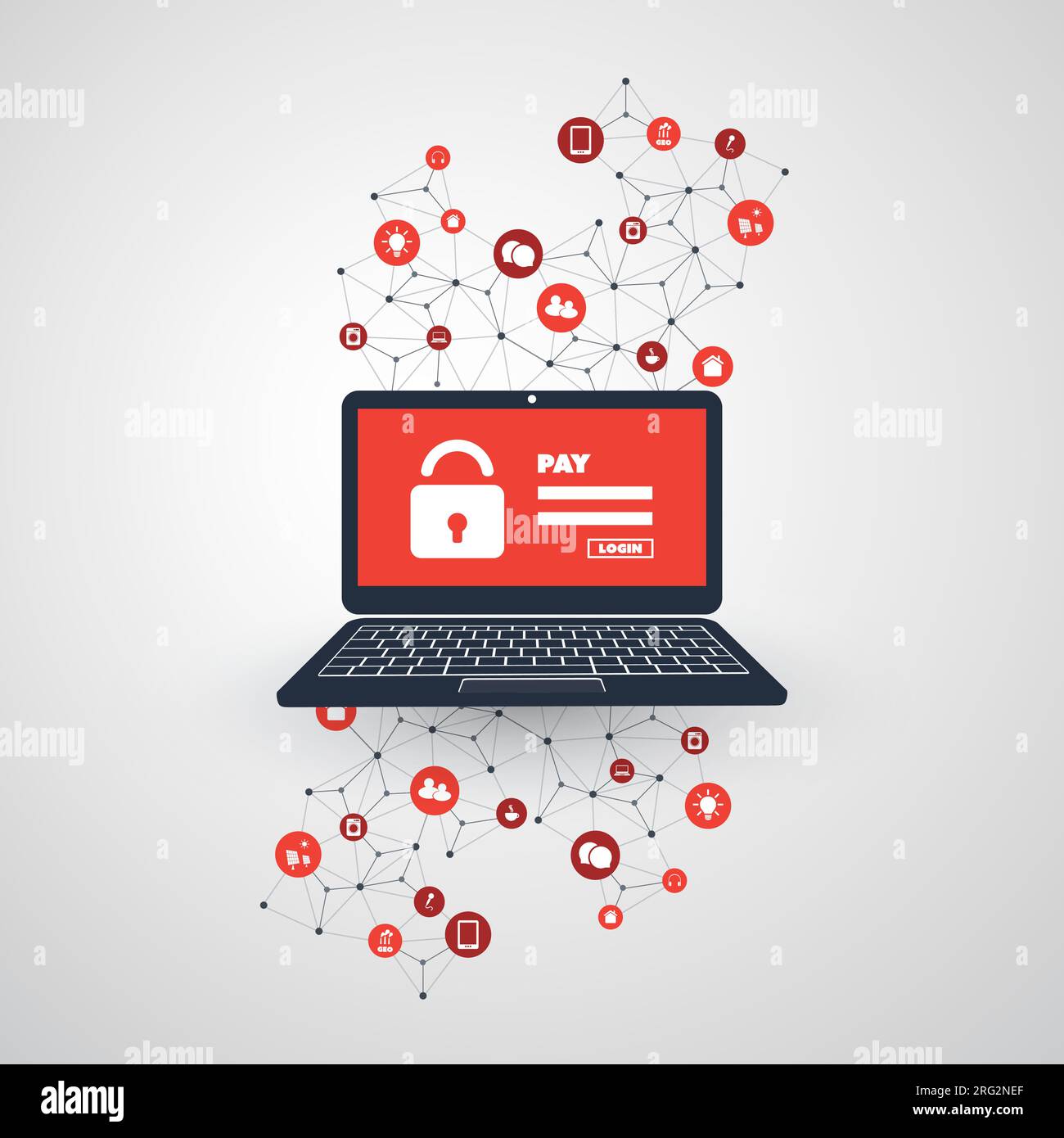 Locked computer screen with ransomware hi-res stock photography and ...