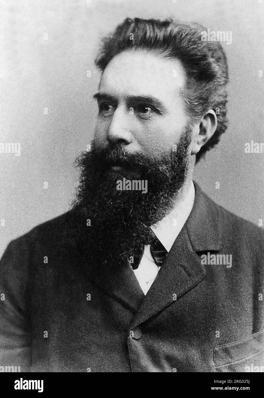 Wilhem Conrad Roentgen (Rontgen) (1845-1923), physicien hollandais. Stock Photo