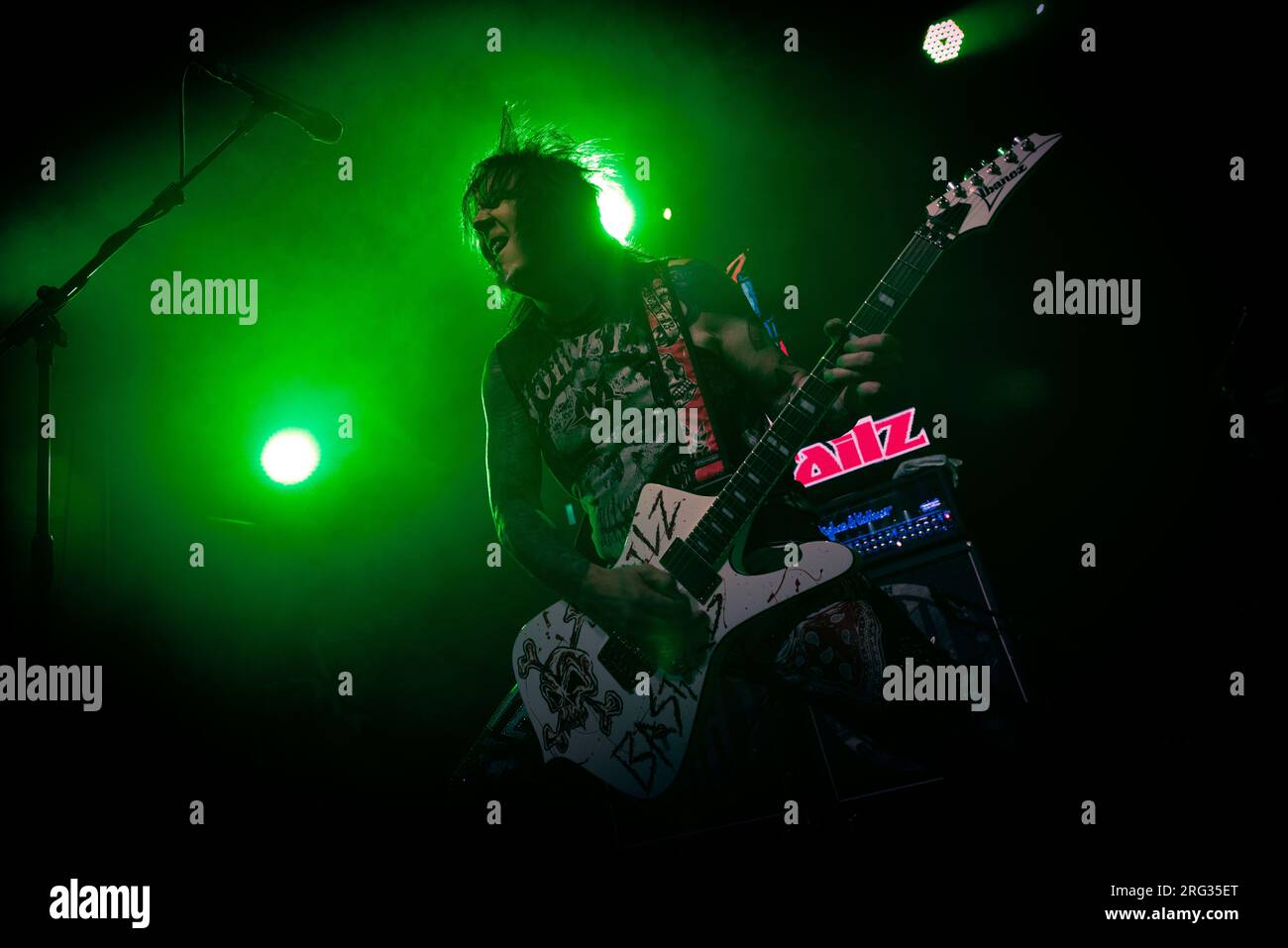 Live Performance at HRH AOR, Blues and Crows at the O2 Academy, Leicester, June 2023 Stock Photo