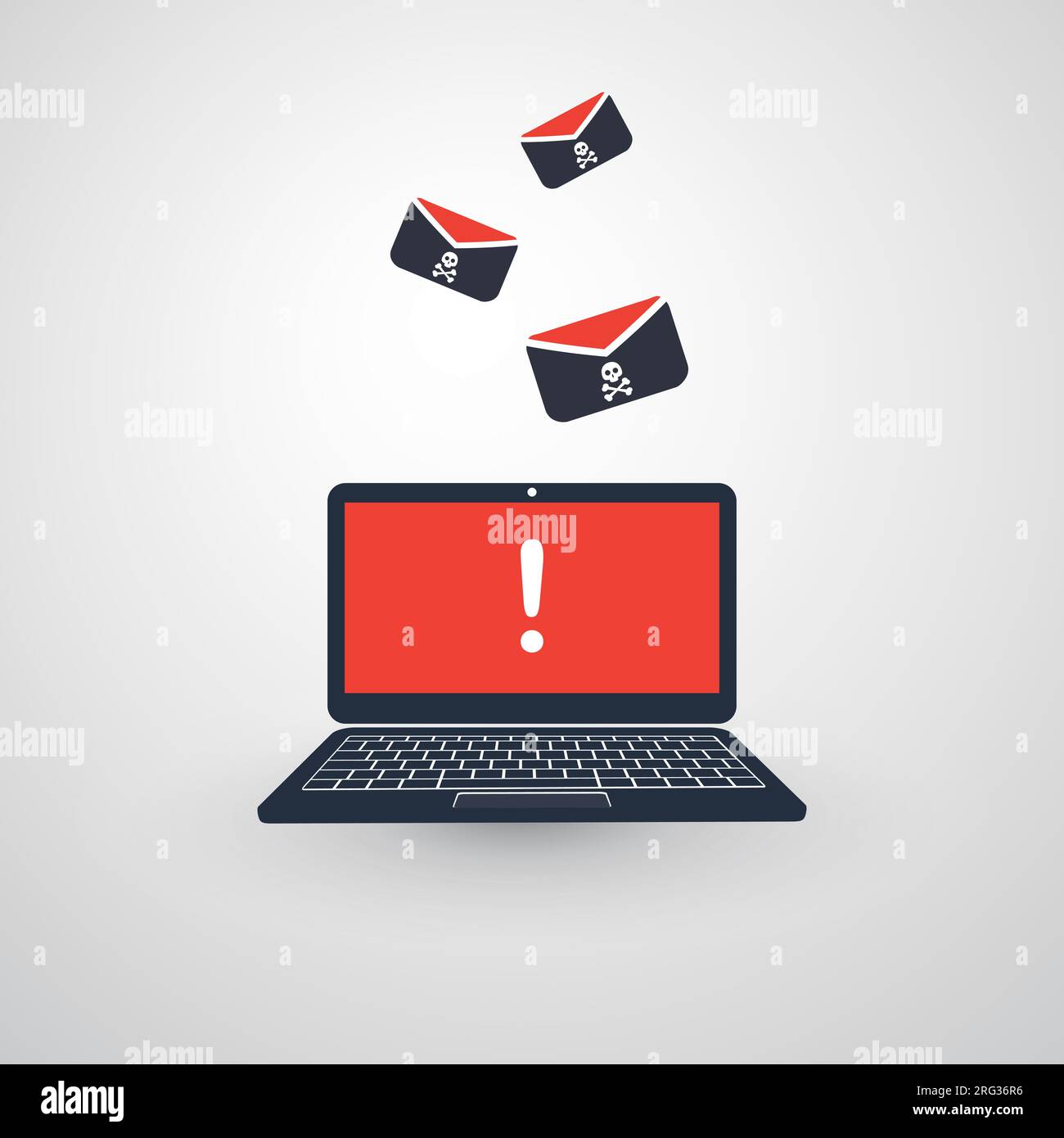 Hacked computer user Stock Vector Images - Alamy