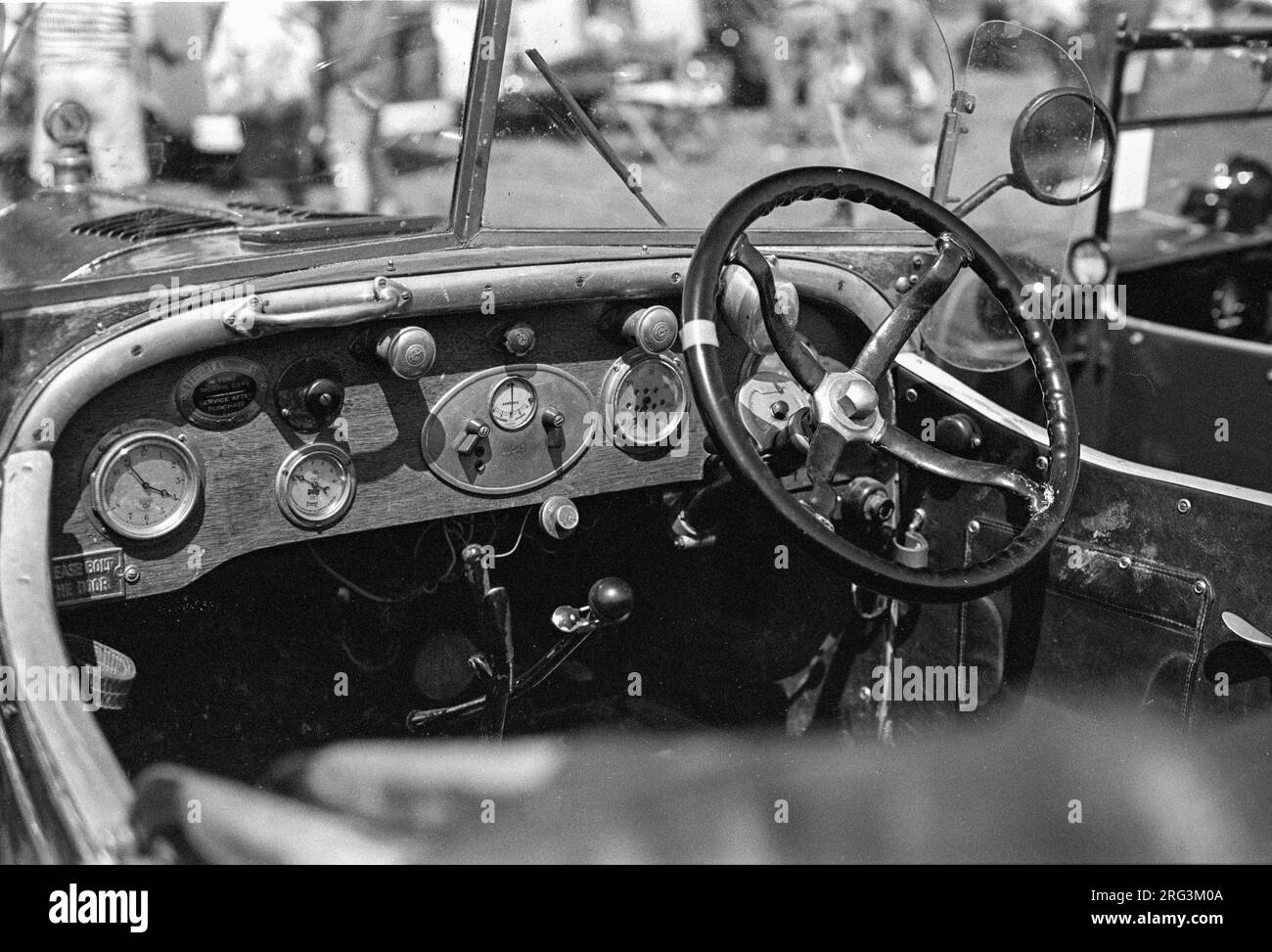 1920s Morris car dashboard Shot on 35mm film Stock Photo Alamy