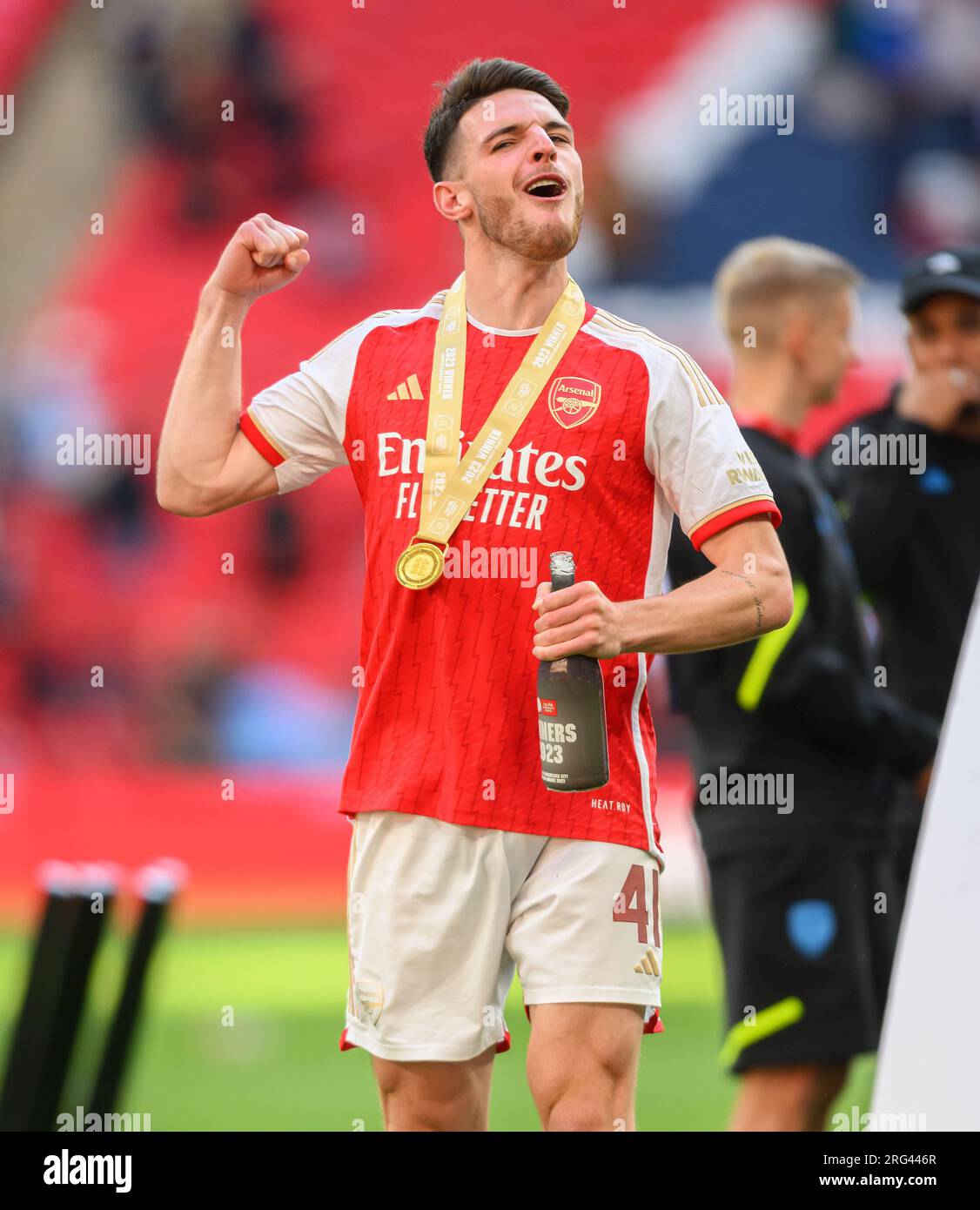 london-uk-06th-aug-2023-arsenal-v-manchester-city-fa-community