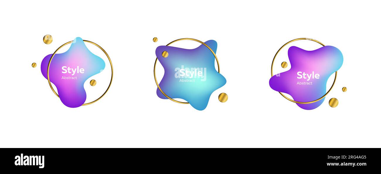 Overlapping shapes form Stock Vector Images - Alamy