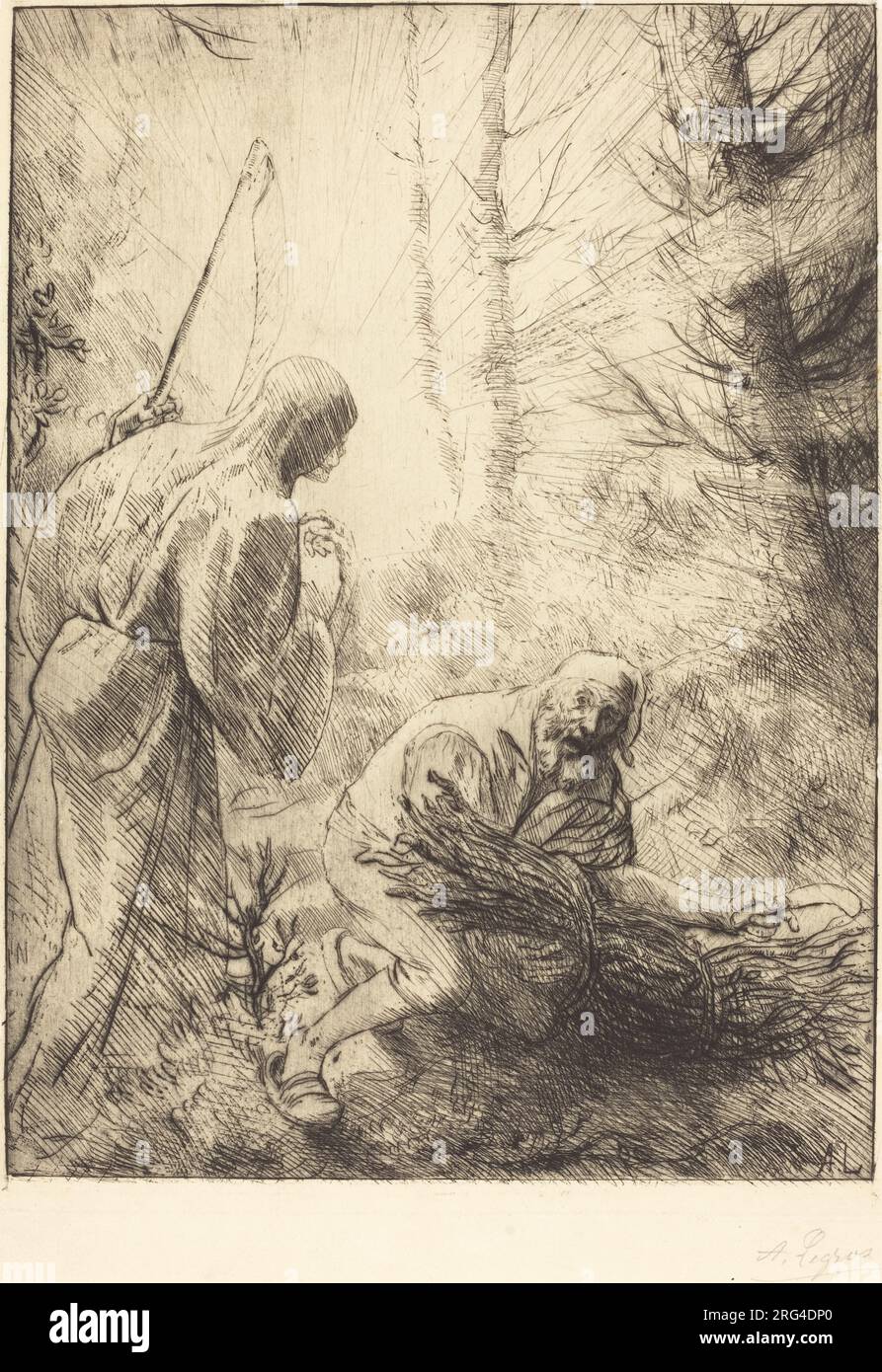 La Foret et le Bucheron Stock Photo