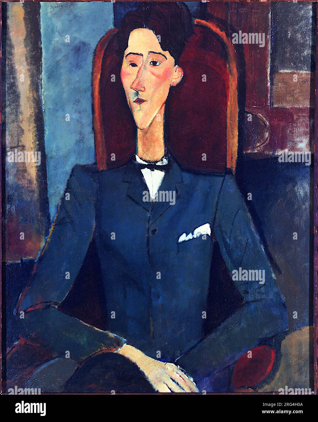 Amedeo Modigliani - Portrait of jean Cocteau - 1916 Stock Photo