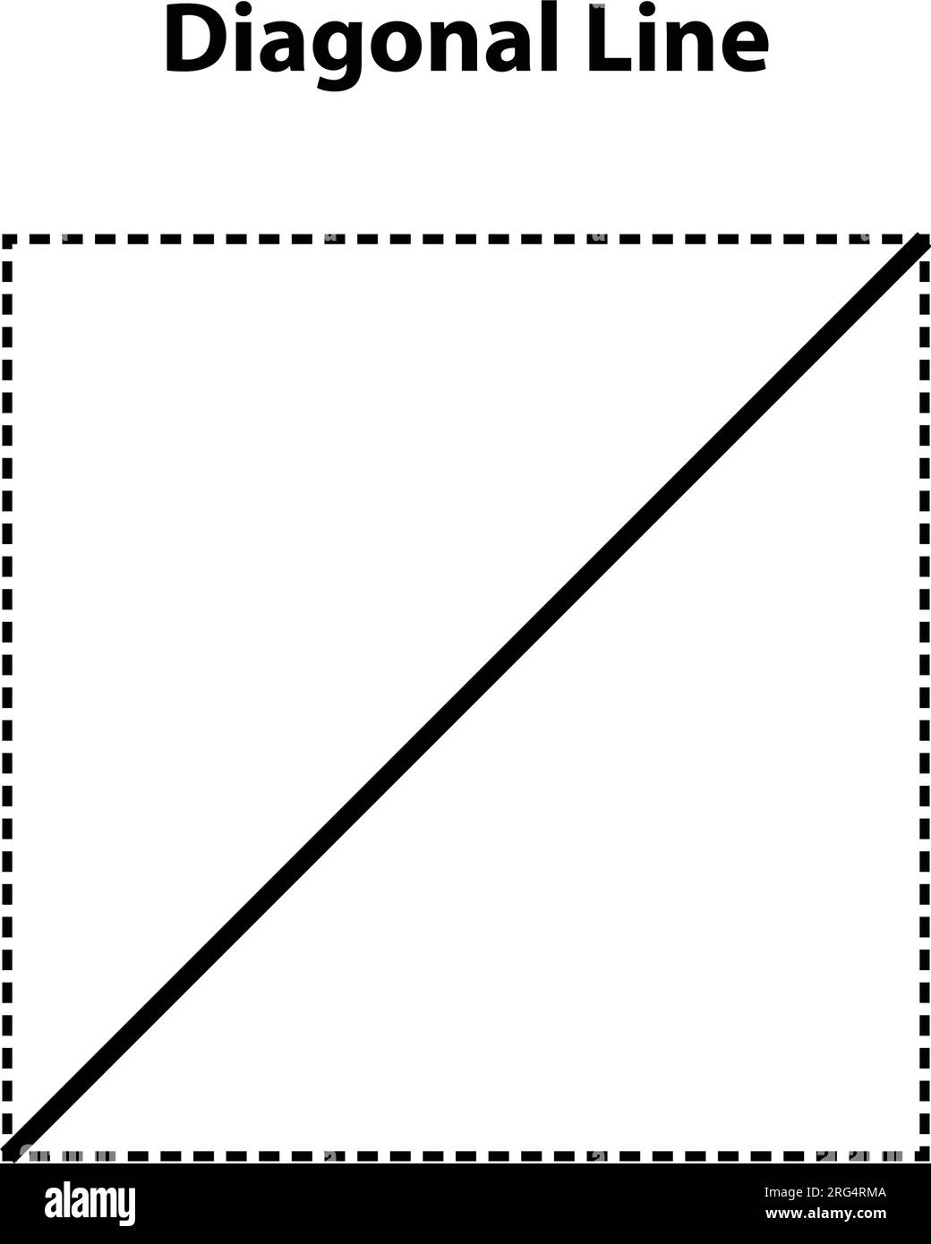 Vector illustration of Diagonal Line on a white background. Ideal for