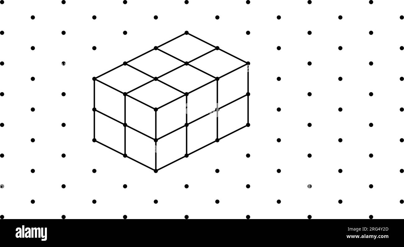 Isometric Cube Drawing
