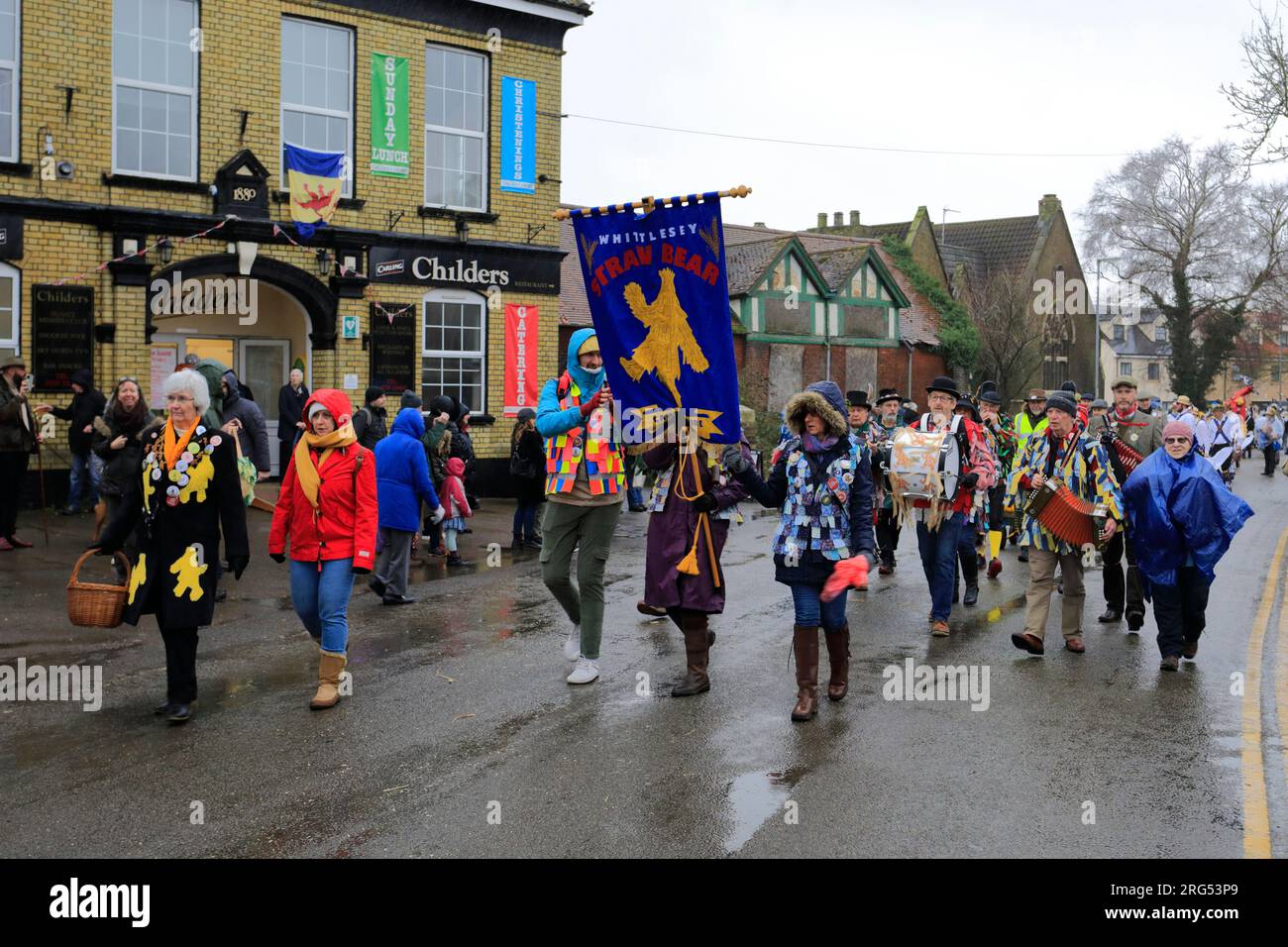 The Whittlesey Straw Bear Festival, Whittlesey town, Cambridgeshire; England, UK Stock Photo Alamy