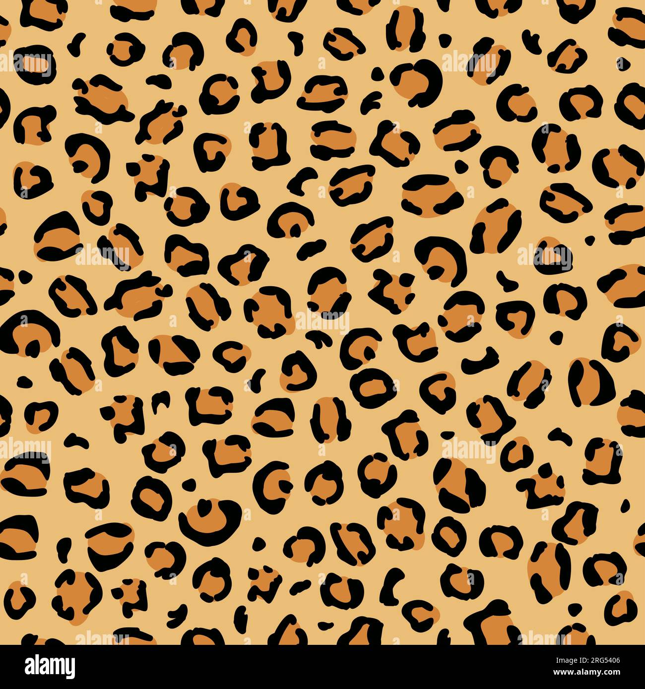 Leopard seamless print pattern animal vector skin texture Stock Vector ...
