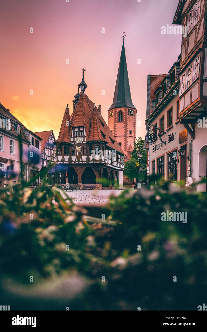 The beautiful historic village in Hessen Germany is called Michelstadt